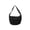 Black, variant on Nylon Crescent Dumpling Half Moon Crossbody Bag for Women, Casual Waterproof Solid Color Slouchy Hobo Shoulder Bag, Lightweight Large Capacity Daily Tote Sling Purse