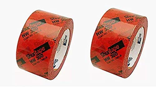 2-1/2" x 60 yd Red/Black AGN 134338 Shurtape HW-300 Housewrap Sheathing Tape 