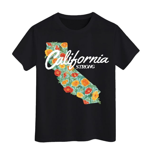 Kids LA R.I.P Casual Printed Short Sleeved T Shirt Girls Soccer