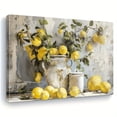 thumbnail image 3 of Framed, Printed Rustic Lemon Still Life Fresh Framed Canvas Wall Art, Perfect for Kitchen and Dining Room Decor, Ready to Hang, Ideal Room Decoration., 3 of 10