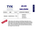 thumbnail image 4 of TYK Industries Golf Cart Tire Inner Tubes with TR13 Valve Stems, Pair of 2, 4 of 6