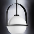 thumbnail image 4 of Luxury Mid-Century Modern Pendant, 12.375H x 9.375W, with Modern Style, Midnight Black, UHP4344 by Urban Ambiance, 4 of 5