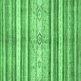 thumbnail image 1 of Ahgly Company Indoor Square Abstract Emerald Green Modern Area Rugs, 4' Square, 1 of 4