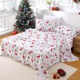 thumbnail image 3 of Christmas Bed Sheets King with 16 Inches Deep Pocket , Soft Brushed Microfiber Bed Sheet Set, 3 of 7