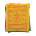 thumbnail image 3 of The Collection Royal Tibetan Prayer Flags Outdoor, Zen Flag, Colorful Buddhist Banner, Chakras Flags, Sacred Geometry Flag, Made in Nepal Wind Horse Flag, Traditional Mantras ( Manjushree), 3 of 5