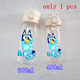 thumbnail image 3 of Taza de agua con pajita de plástico transparente para niños, botella de agua potable portátil para deportes al aire libre, regalos de animación Bluey, 400/600ml, 3 of 5