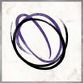 thumbnail image 2 of Grey, Jace 12x12 White Modern Wood Framed Museum Art Print Titled - Abstract circle purple, 2 of 4