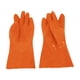 thumbnail image 2 of Guantes para Pelar Patatas, Antideslizantes, Versátiles para Verduras y Pescado, Ideales para Cocinas y Pescaderías, de Látex y Pvc Duraderos, Color Naranja, 27 Cm, 1 Par, 2 of 7