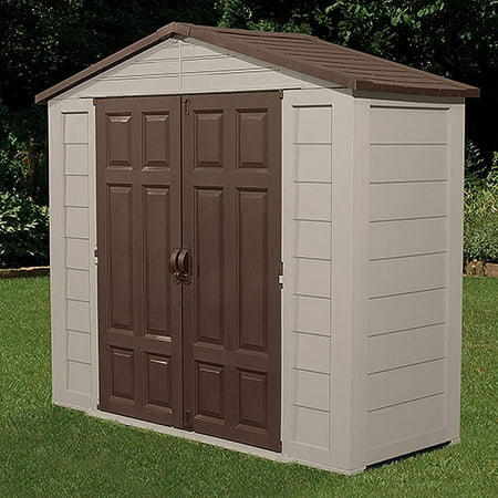 Suncast 7.5' x 3' Outdoor Storage Building / Shed 