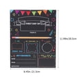 thumbnail image 3 of Shisuyan 1 Set School Sign First Day Chalk Board Letter Chalkboard Double Side Chalkboard with Accessory, 3 of 8