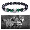 thumbnail image 1 of Brazalete Cabeza de Lobo Negro Refleja Temperamento Más Brazalete Negro Wmkox8yi sjalhkljlk1603, 1 of 3