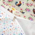 thumbnail image 4 of Erosebridal Farmhouse Rooster Duvet Cover Set for Kids Girls, Pink Flower Floral Bedding Full, Stars Reversible, 3pcs 1 Duvet Cover and 2 Pillowcases, No Comforter, 4 of 6