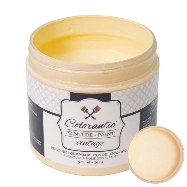 Colorantic / Peinture à la Craie à Base pour Meubles Bricolage - ORANGE - 16 oz