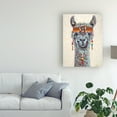 thumbnail image 3 of Trademark Fine Art 'Hippie Llama I' Canvas Art by Carolee Vitaletti, 3 of 3