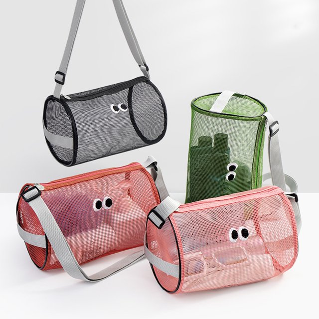 Bolsa de Maquillaje Ganfancp Malla de Gran Capacidad de Ojos Grandes 1X Organizador
