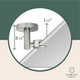 thumbnail image 5 of Hamilton Hills Large Pivot Rectangle Mirror With Brushed Chrome Wall Anchors, 5 of 9