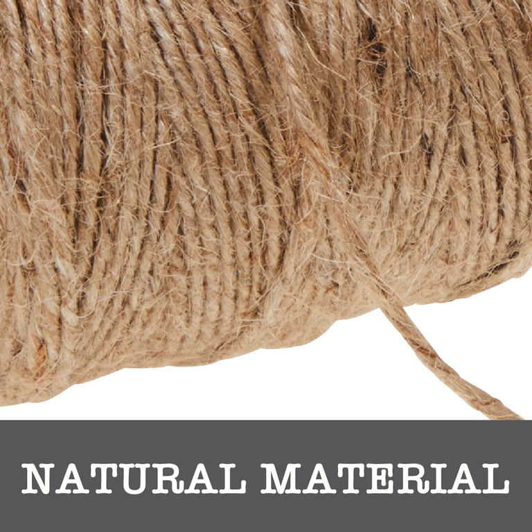 Jute Twine - 3 Ply Brown Roll 150' Jute Twine for Crafts - Soft Yet Strong  Natural Jute String, Burlap String, Wrapping, Packing Materials, Decorative