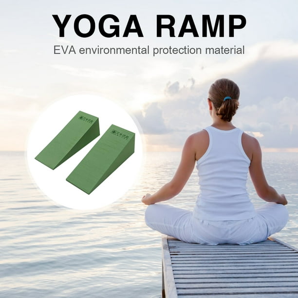 Mymisisa EVA Inclined Yoga Block Portable Knee Pads Fitness Sloping Board  for Gym Pilates 