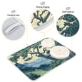 thumbnail image 3 of Yayeee Dish Drying Mat for Kitchen Counter 16"x18" Microfiber Absorbent Pad, Retro Tree, 3 of 7