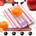 thumbnail image 5 of Digital Kitchen Food Scale Weight Grams Oz for Baking Cooking Coffee 11lb 0.05oz/1g Glass Pink Striped, 5 of 7