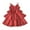 Red, variant on Coerni Toddler Baby Girls Sleeveless Sling Dress Layered Sundress Ruffle Princess Dresses Kids Elegant Summer Casual Dress
