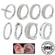 thumbnail image 2 of F136 anillo de titanio para la nariz, pendientes sin costuras con bisagras de grado de implante, anillo de aro Clicker para cartílago, hélice, Rook, tabique Daith Tragus, 2 of 5