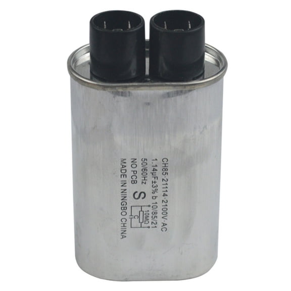 Starting Capacitor Air Conditioner 2100V 1.14uF Metal Case Capacitor Metal Texture Suitable for Quick Replacement