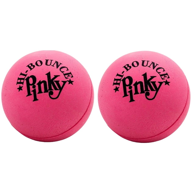 Bouncy Ball JA-RU Hi-Bounce Pinky Ball Pink, paquete de 2 unidades para niños