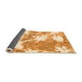 thumbnail image 2 of Ahgly Company Indoor Round Abstract Orange Modern Area Rugs, 7' Round, 2 of 4