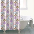 thumbnail image 4 of Princess Rainbow Castle Pattern Shower Curtain 72"x84" ,Bathroom Decorative Shower Curtains Set with 12 Hooks,Modern Waterproof Washable Shower Curtain, 4 of 6