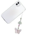 thumbnail image 2 of Fogun Butterfly Car Charm and Key Holder Car Hanging Chain Stylish Accessory Phone Charm Strap Suitable for Everyday Use, 2 of 2