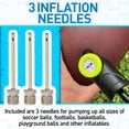 thumbnail image 4 of Franklin Sports Ball Pump + Pressure Gauge with Needle, 4 of 8
