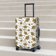 thumbnail image 5 of Uemuo Hohey Bee Golden2 Printed Washable Luggage Cover - Fashion Suitcase Protector Fits 18-32 Inch Luggage -X-Large, 5 of 9