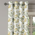 thumbnail image 3 of Ambesonne Floral Grommet Curtain, Autumn Season Leaves Gingko, 50"x96", Sage Green Dark Mustard, 3 of 5