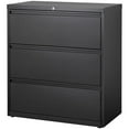 thumbnail image 4 of Home Square Set of 2 36-in Wide Metal 3 Drawer Lateral File Cabinet in Black, 4 of 4