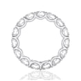 thumbnail image 5 of DIAMOND CLUB 6 Carat Lab Grown Diamond Round Eternity Ring 14K White Gold (VS1, F Color), Eternity Style Ring, 5 of 6