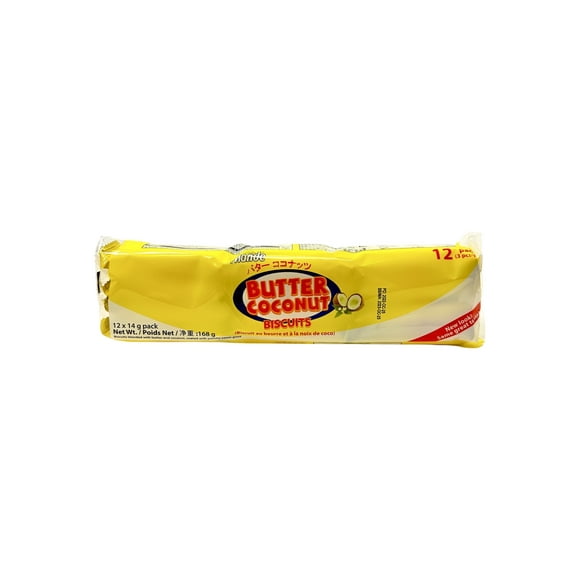 Biscuits au beurre et noix de coco Monde 12 x 14 g (168 g)