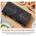 thumbnail image 2 of Parrilla Electrica ELITE CUISINE 2 Quemadores Color Negro, 2 of 7