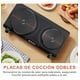 thumbnail image 2 of Parrilla Electrica ELITE CUISINE 2 Quemadores Color Negro, 2 of 7