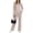 Beige, variant on Lounge Sets for Women 2 Piece Outfit Sweatsuits Sets Crewneck Pullover Sweatshirts and Sweatpants Tracksuits Fall Clothes