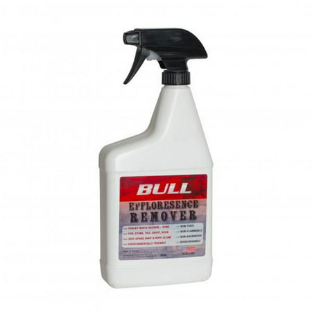 Bull 24 Oz Efflorescence Remover Spray for Tiles, Grouts, Stone, & (Best Machine For Cleaning Tile And Grout)