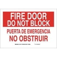 thumbnail image 1 of Fire Door Sign, Brady, 124177, 7"Hx10"W, 1 of 1