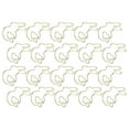 thumbnail image 1 of 20 Signets en Forme de Trombones Or Métal Trombone Organisation Documents Personnels pour l'Utilisation de Bureau de l'École, 1 of 8