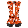 thumbnail image 2 of Halloween Socks Unisex Halloween Bats Pumpkins Ghosts Print Colorful Pattern Crew Socks Novelty Cute Halloween Mid Calf Socks, 2 of 6