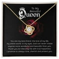 thumbnail image 3 of To My Beautiful Queen You Are My Best Friend Infinity Knot Necklace Message Card, 3 of 7