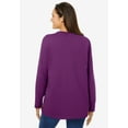 thumbnail image 2 of Woman Within Plus Size Perfect Long-Sleeve Crewneck Tee (Petite Available), 2 of 5