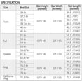 thumbnail image 4 of 0.7-Inch Bed Slats for King, Replacement Support Wooden Slats, Easy Assembly, 0.7"T x 2.1"W x 77.7"L (13 Pieces), Nature, 4 of 5