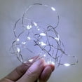 thumbnail image 5 of 2M 20 LED Christmas String Lights Battery Operated Fairy Copper Wire Decorative Lights for Home Party Holiday Wedding Xmas Tree, Cool White, 5 of 7