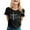 Black, variant on Alun Easter T Shirts for Women He Is Risen T-Shirt Crewneck Short Sleeve Easter Gift Bible Verse Tee Tops Ladies Casual Letter Print Festival Stylish Outfit Yellow XL