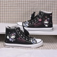 thumbnail image 1 of 2025 nuevos zapatos de lona de oso de fresa de punto de primavera y verano para niñas estudiantes lindos zapatos deportivos de oso tendencia de otoño, 1 of 5